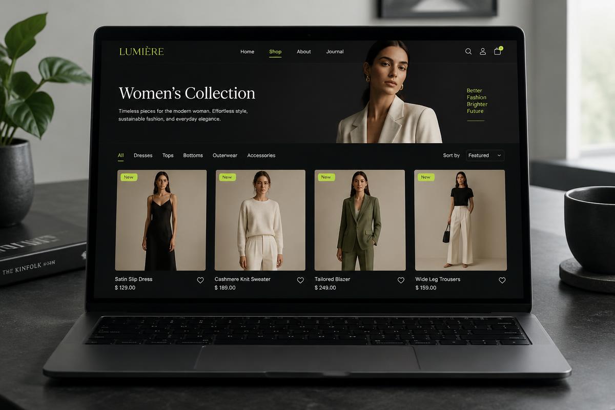 Loja virtual de moda feminina